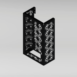 Laser-cut wall-mounted gas geyser cage for 5L, 8L, 10L and 12L gas geysers with powder-coated mild steel finish