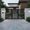 Laser Cut Sliding Driveway Gate – 3500x1800